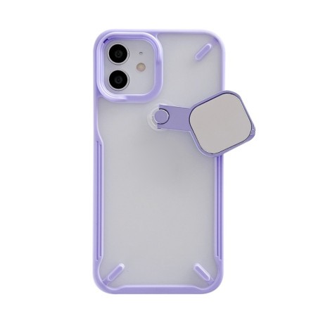 Противоударный чехол Lens Cover для iPhone 11 Pro Max - фиолетовый