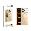 Чехол Xdcase с металлической рамкой камеры и функцией MagSafe для iPhone 18 Pro/17 Pro — золотой