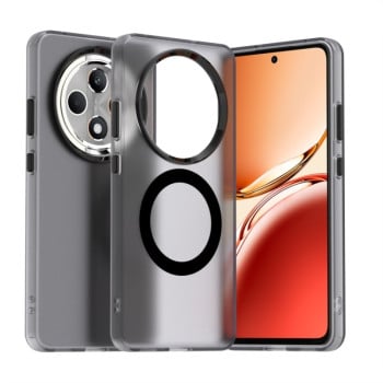 Противоударный чехол MagSafe Holder PC Hybrid для OPPO Reno12 F/12 FS 5G - черный