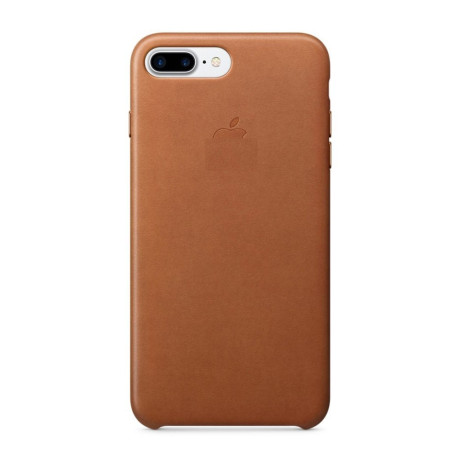 Кожаный Чехол Leather Case Saddle Brown на iPhone 7 Plus/8 Plus