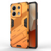 Противоударный чехол Punk Armor для Xiaomi Redmi Note 13 - оранжевый