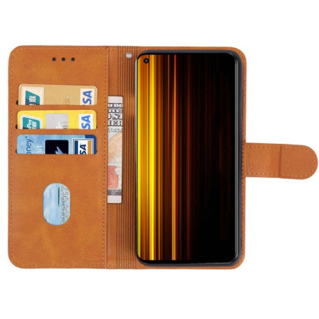 Чехол-книжка EsCase Leather для Realme GT Neo 3T - коричневый
