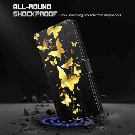 Чехол-книжка 3D Painting для Samsung Galaxy S24+ 5G - Butterfly