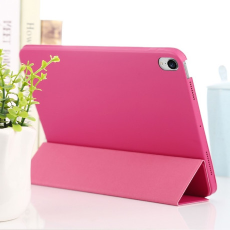 Чохол-книжка 3-fold Solid Smart для iPad mini 6 - пурпурно-червоний