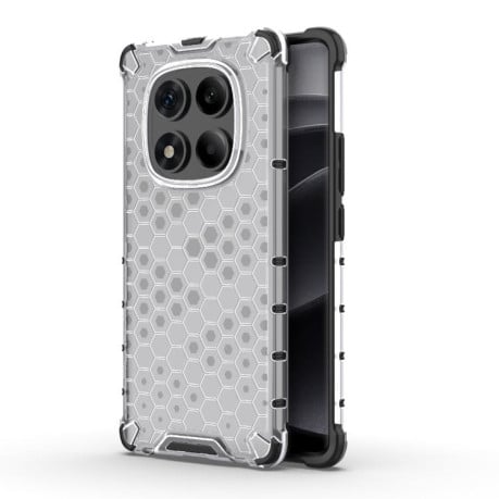 Противоударный чехол Honeycomb на Xiaomi Redmi Note 14 Pro 4G - белый
