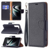 Чохол-книжка Litchi Texture Pure Color Samsung Galaxy S22 Plus 5G - чорний