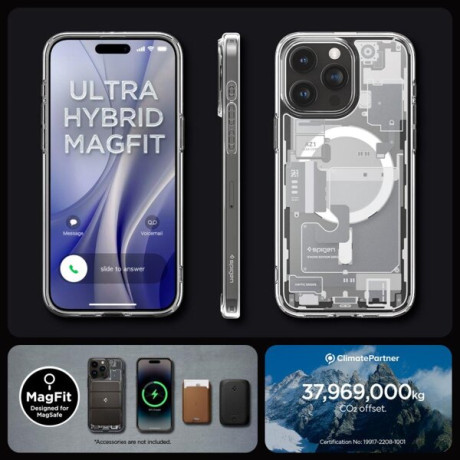 Оригинальный чехол Spigen Ultra Hybrid Mag Magsafe для iPhone 15 Pro - Zero One