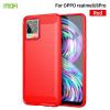 Противоударный чехол MOFI Gentleness Series для Realme 8 / 8 Pro  - красный
