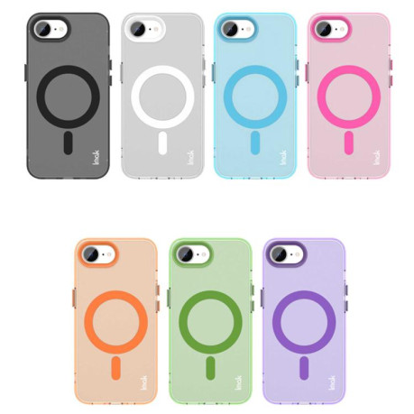 Противоударный чехол IMAK Candy Series Shockproof MagSafe для iPhone 16e - зеленый