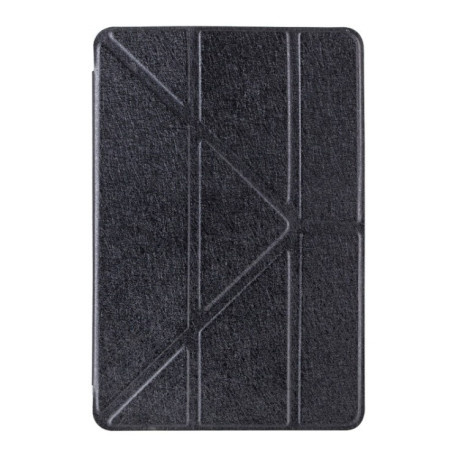 Чехол-книжка Transformers Style Silk Texture на iPad Mini 5 (2019)/ Mini 4 -черный