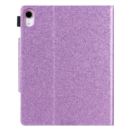 Протиударний чохол-книжка Glitter Metal Buckle Leather Smart для iPad Pro 13 2024 - фіолетовий