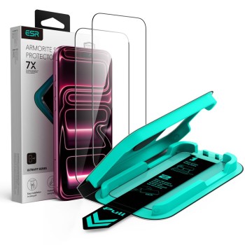 Комплект захисного скла ESR UltraFit Armorite 2-Pack Tempered Glass для iPhone 17 Pro Max / 18 Pro Max — чорний