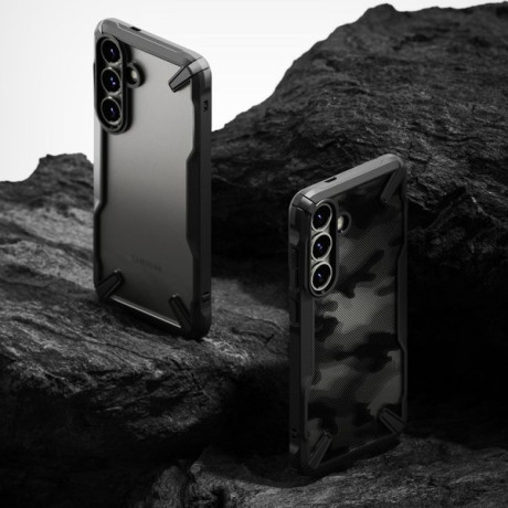 Оригинальный чехол Ringke Fusion X Design durable для Samsung Galaxy S25+ - Black