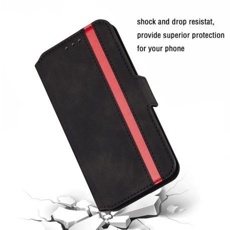 Чехол-книжка Retro Frosted Oil Side на Samsung Galaxy A51- черно-красный