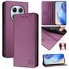 Чехол-книжка RC01 Dual-Folded Magnetic Suction RFID на Xiaomi Redmi Note 15 4G / 5G /Poco M8  — фиолетовый