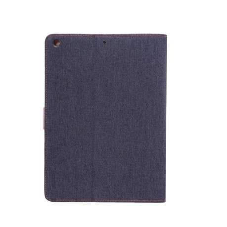 Чехол-книжка Dibase Denim Leather Case на iPad 9/8/7 10.2 (2019/2020/2021) - синий