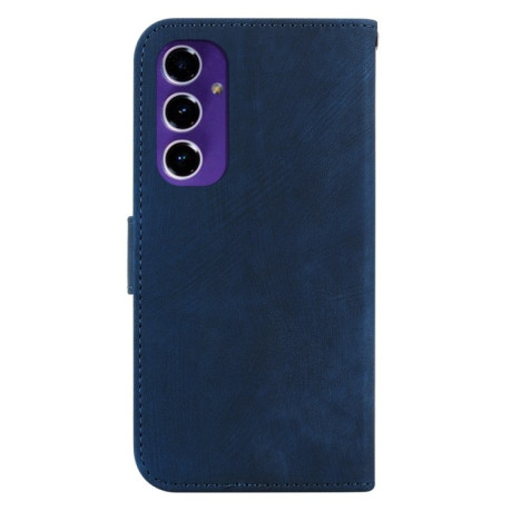 Чохол-книжка Little Tiger Embossed Leather для Samsung Galaxy S24 FE 5G - синій