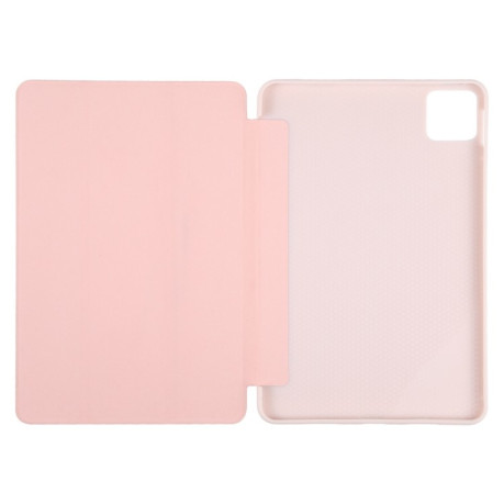 Чехол-книжка Litchi Texture для Xiaomi Pad 7 / Pad 7 Pro - розовый
