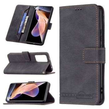 Чехол-книжка RFID Blocking для Xiaomi Redmi Note 11 Pro 5G (China)/11 Pro+ - черный