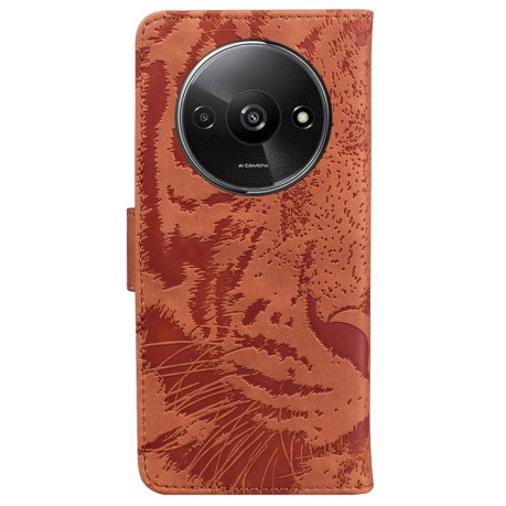 Чохол-книга Tiger Embossing для Xiaomi Redmi A3 - коричневий