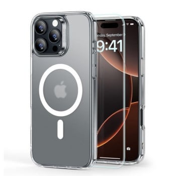 Оригинальный чехол ESR Classic Hybrid Case HaloLock (MagSafe) на iPhone 16 Pro - Semi-Transparent