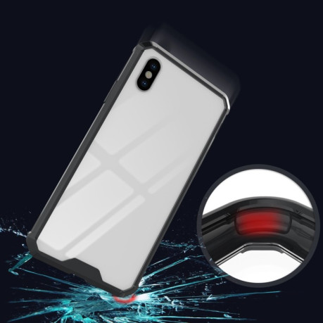 Противоударный чехол Acrylic Armor для iPhone XS Max - черный