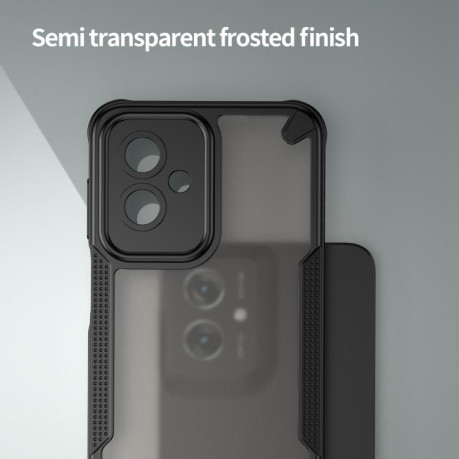 Протиударний чохол Armor Glaze PC Hybrid для Motorola Moto G55 5G - чорний