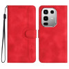 Чехол-книжка Skin Feel Heart Amile для Infinix Note 50 Pro 4G - красный