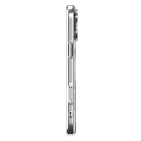 Оригінальний прозорий чохол Spigen Ultra Hybrid з MagSafe на iPhone 17 Pro Max - Clear and White