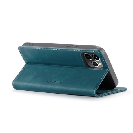 Кожаный чехол CaseMe-013 Multifunctional на iPhone 12 Pro Max - синий