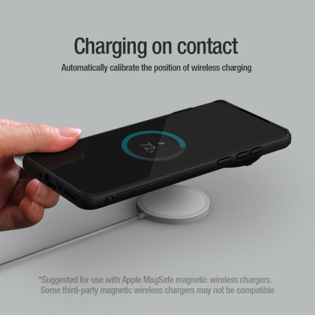 Протиударний чохол NILLKIN CamShield Prop MagSafe Magnetic на OnePlus 13 - чорний
