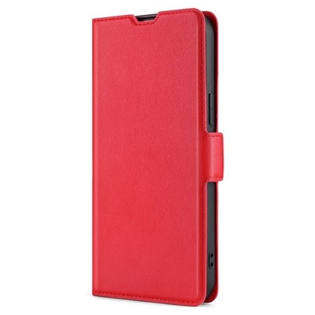 Чехол-книжка Voltage Side Buckle для Realme 12 5G - красный