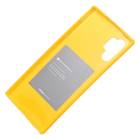 Ударозащитный чехол MERCURY GOOSPERY JELLY на Samsung Galaxy Note 10+Plus - желтый