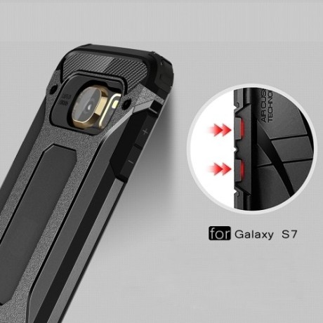 Противоударный Чехол Rugged Armor Black для Samsung Galaxy S7 / G930
