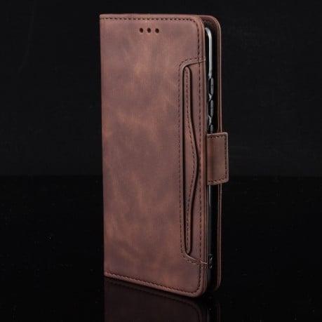 Чохол-книжка Skin Feel Calf на OnePlus Nord N30 SE - коричневий