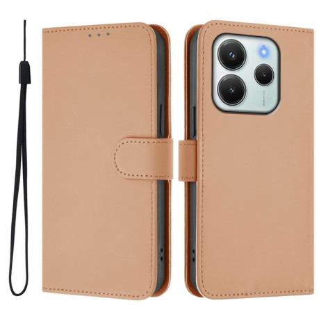 Чохол-книжка Skin Feel Solid Color Leather Xiaomi Redmi Note 14 4G 164.48mm - Nude