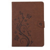 Чехол-книжка Pressed Flowers Butterfly Pattern для iPad mini 1/2/3 - коричневый