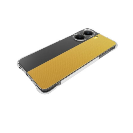 Противоударный чехол Thickening на Xiaomi Poco X7 Pro - прозрачный
