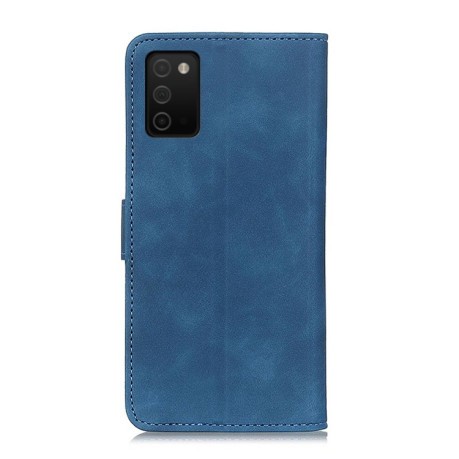 Чохол-книга KHAZNEH Retro Texture на Samsung Galaxy A03s - синій