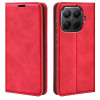 Чехол-книжка Retro-skin Magnetic Suction Leather для Xiaomi 17T — красный