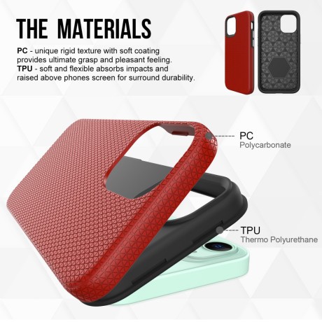 Противоударный чехол X-Fitted  Bis-one для iPhone 12 Pro Max-красный
