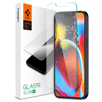 Защитное каленое стекло Spigen Glass TR Slim для iPhone 13 Pro Max