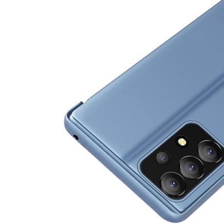 Чехол книжка Clear View для Samsung Galaxy A73 5G - фиолетово-синий