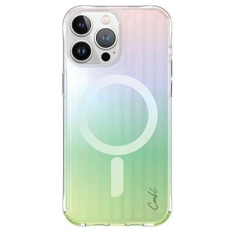 Оригінальний чохол Uniq Coehl Linear Magnetic Charging для iPhone 15 Pro- opal/iridescent
