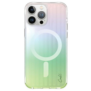 Оригинальный чехол Uniq Coehl Linear Magnetic Charging для iPhone 15 Pro Max - opal/iridescent