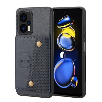 Протиударний чохол Double Buckle для  Xiaomi Redmi Note 12 Turbo/Poco F5 - синій