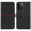 Чохол-книжка GEBEI Top-grain для iPhone 15 Pro Max - чорний