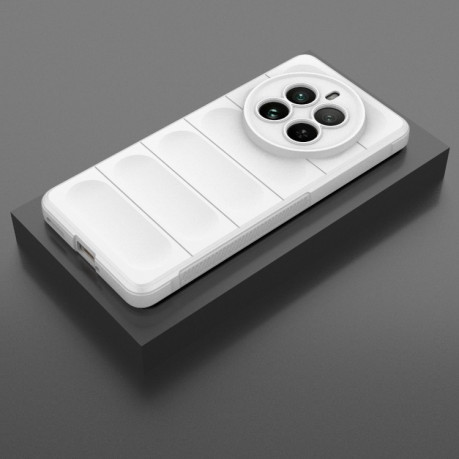 Силіконовий чохол Magic Flannel для Realme 12 Pro / 12 Pro+ - білий