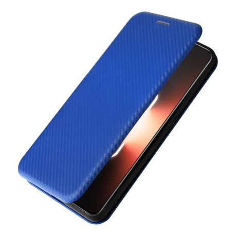 Чохол-книжка Carbon Fiber Texture на Realme GT Neo 5 5G / GT3 5G- синій
