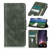Чехол-книжка Mirren Crazy Horse Texture на Samsung Galaxy S22 Plus 5G - зеленый